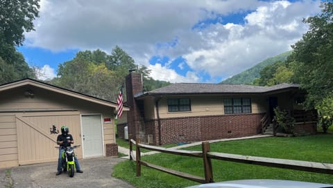 Garage and front of house