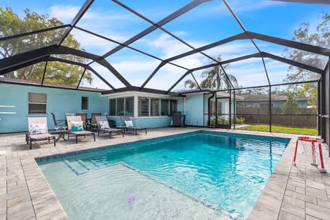 Soak up the Florida Sunshine in the Privacy of the Fenced-in Backyard