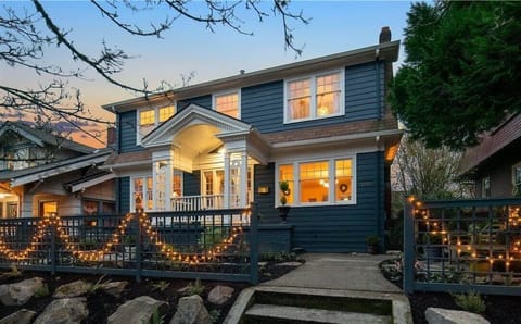 Charming blue house