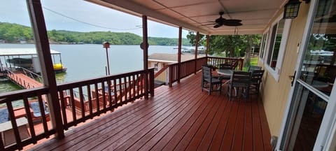 front porch with swing