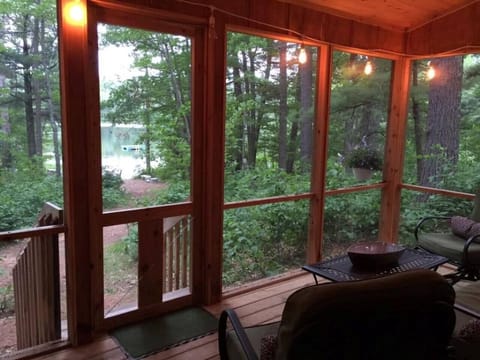 View from the porch to your personal beach area