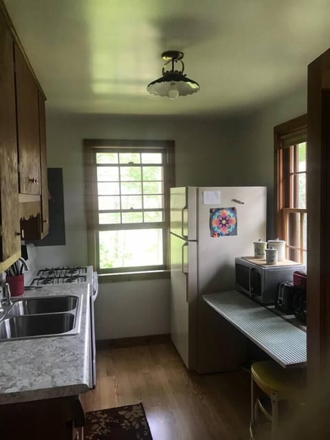 kitchen with new cookware