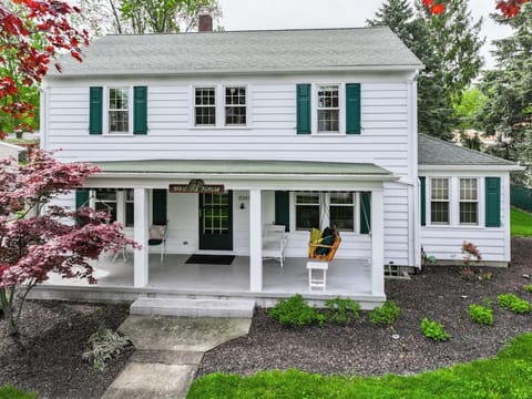 Tranquil porch swing, perfect for lazy afternoons