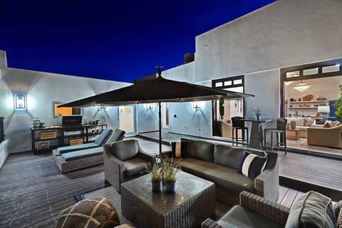 Rooftop Patio Night