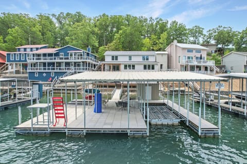 Right on the water