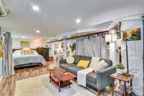 Portland Vacation Rental | Studio | 1BA | 600 Sq ft | Stairs Required