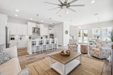 Living Area with Sleeper Sofa and Flat Screen TV