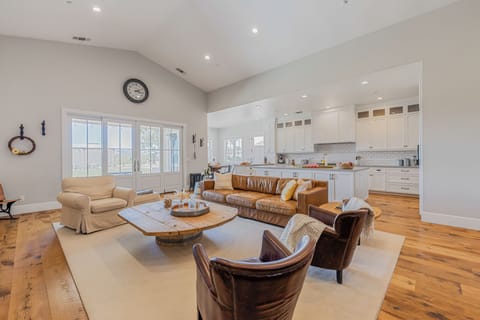 Spacious living area features an open-layout and tons of natural light.