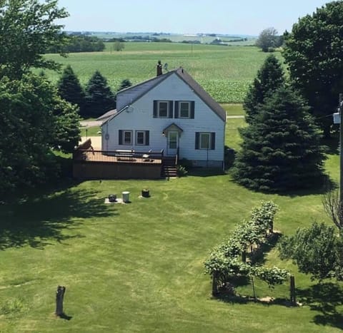 View of farmhouse from lighthouse