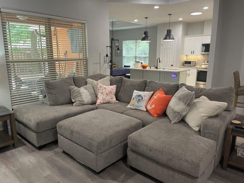 Living room sectional seats 6-8