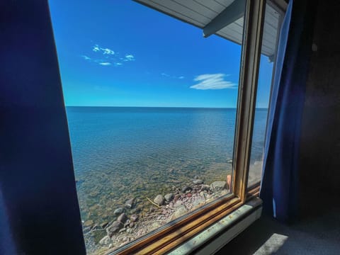 Views out of the bedroom window.