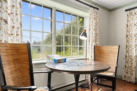 Sit with a tea and enjoy working on a puzzle with a view