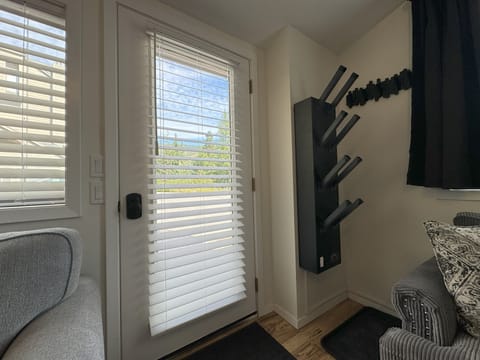 Entryway into living room