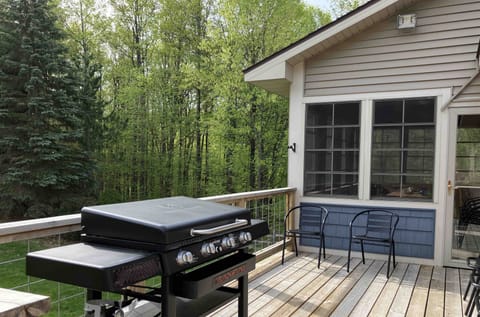 Cook for a crowd on the 36" griddle (available May to mid-November).