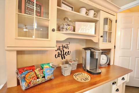 The coffee bar is a perfect morning first stop before you begin your adventures