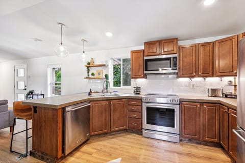 Fully-stocked kitchen with everything you could want
