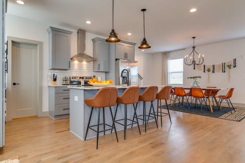 Our Kitchen with ample seating!