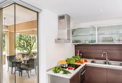 Modern Kitchen with Scenic Views While Cooking