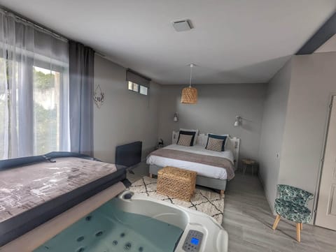 Vue depuis le jacuzzi