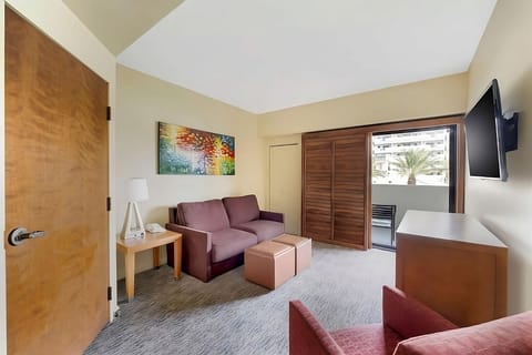 Step onto the balcony and savor breezy, sunlit views.