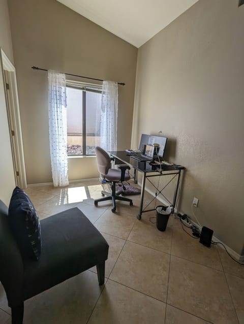 Office area in Primary Bedroom