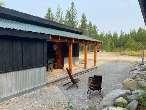 On the edge of a 3-acre, partially wooded property.