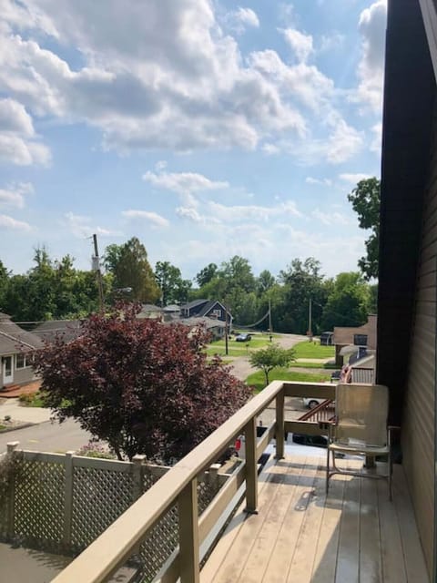 Lake view from balcony