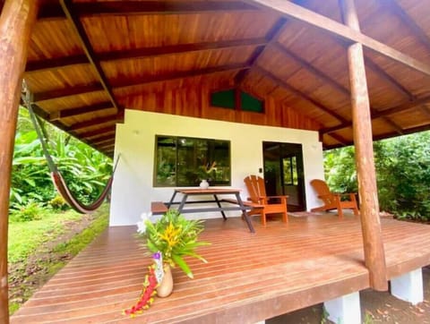 Large outdoor porch
