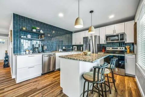 Complimentary coffee and tea station.