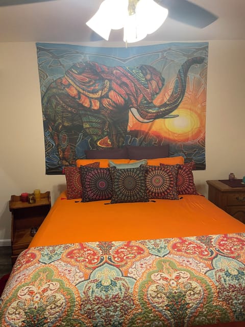 Nice comfy queen size bed