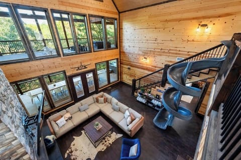 Unveil the Magic: Loft Views Steal the Show at Delaney Cabin.