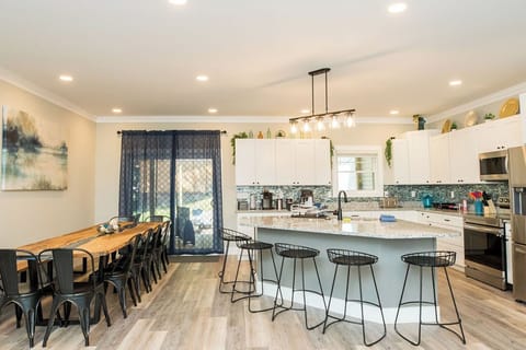 A Table for 14, Plus Island Seating for 5. 