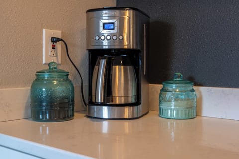 Coffee & tea bar with everything you need.