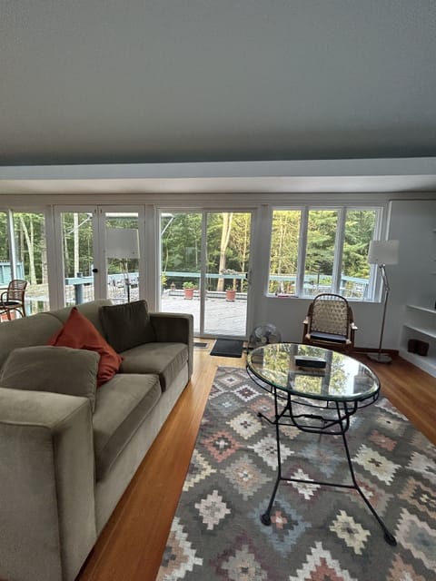 Living Room looking onto deck - Side yard