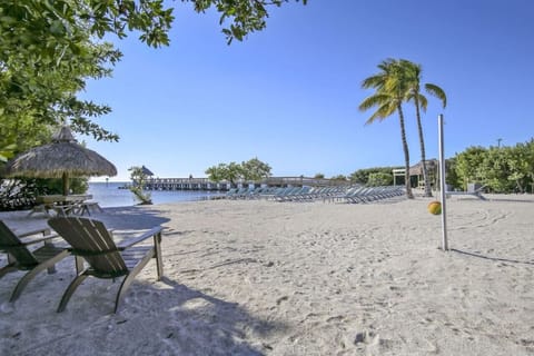 Beach on property