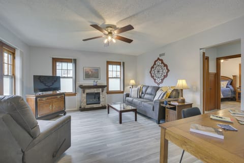 Glendive Vacation Rental | 2BR | 1BA | 952 Sq Ft | Stairs Required to Access