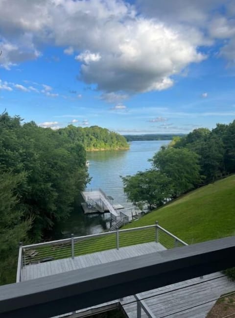 Enjoy your morning coffee while you watch the bass jump or evening sunset views.