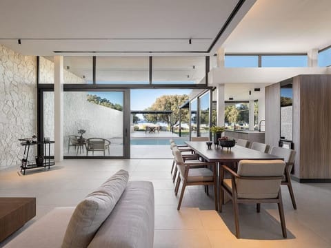 Interior Perspective Featuring Living and Dining Areas