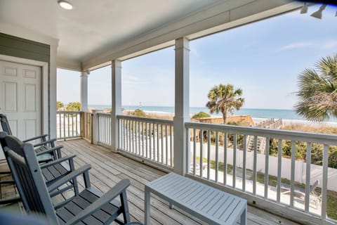 Ocean View From Main Balcony - Ocean view and private beach access from the main balcony.
