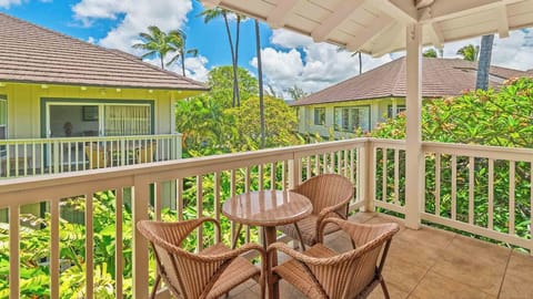 Regency at Poipu Kai #423 - Covered Dining Lanai - Parrish Kauai