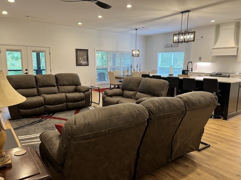 Living, dining, kitchen area, all in one. 