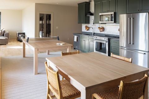 Split the tables to reveal a ping-pong table and a card playing table.