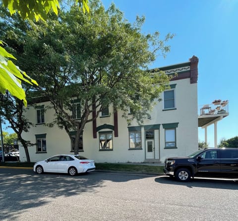 Side view of building