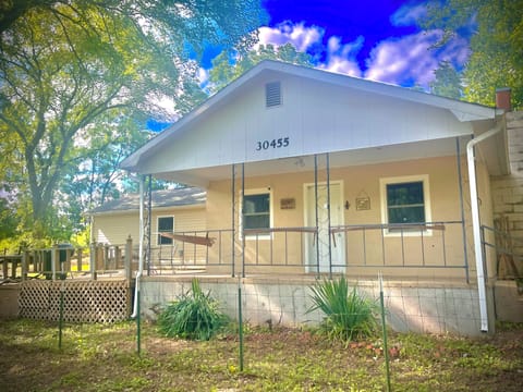 A view from the front