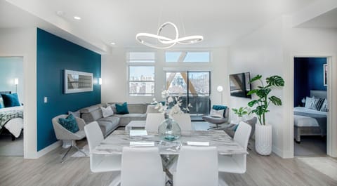 Living Room — Level Up Elegance vacation rental in Denver.