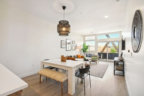 Living Room — Sunlit Escape vacation rental in Denver.
