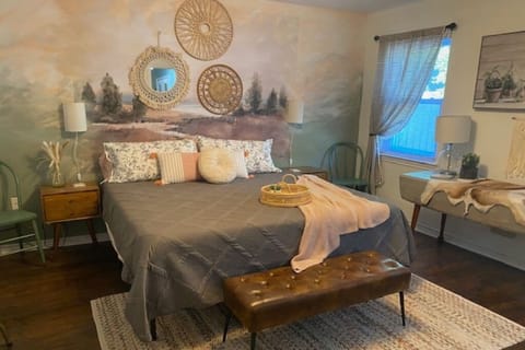 Large King bedroom with huge walk-in closet and ensuite bath