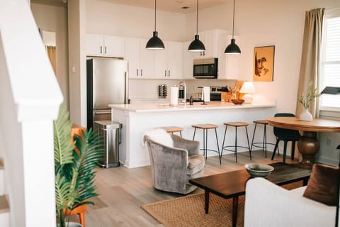 The open concept makes entertaining and socializing a breeze. 