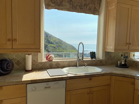 Enjoy the view while washing the dishes!