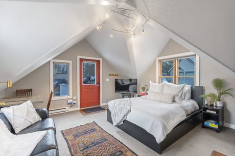 Queen bed with under storage